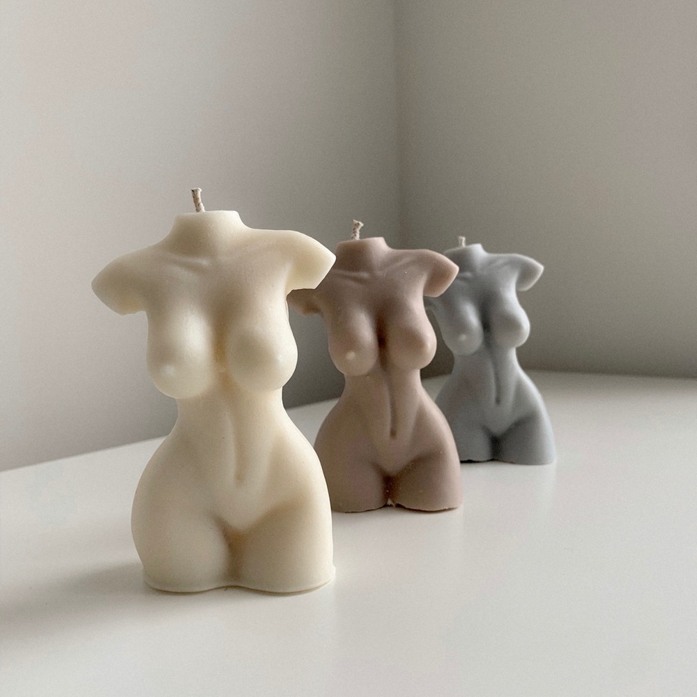 Body/Woman/Silhouette All-natural Soy Candle